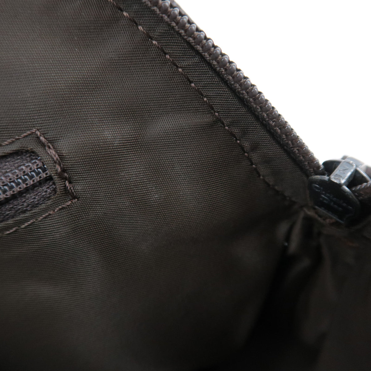 Christian Dior Trotter Small Canvas Leather Handbag