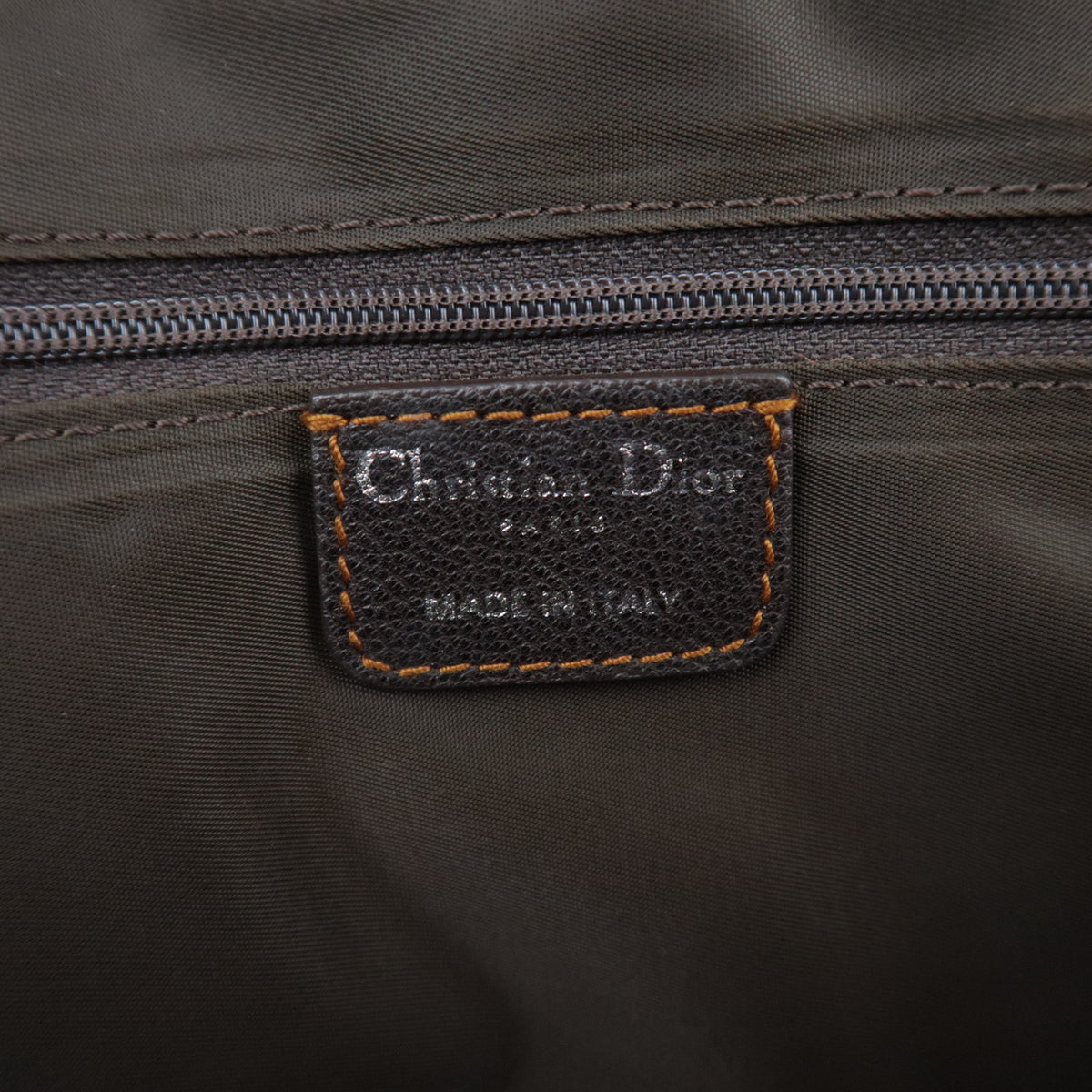 Christian Dior Trotter Small Canvas Leather Handbag