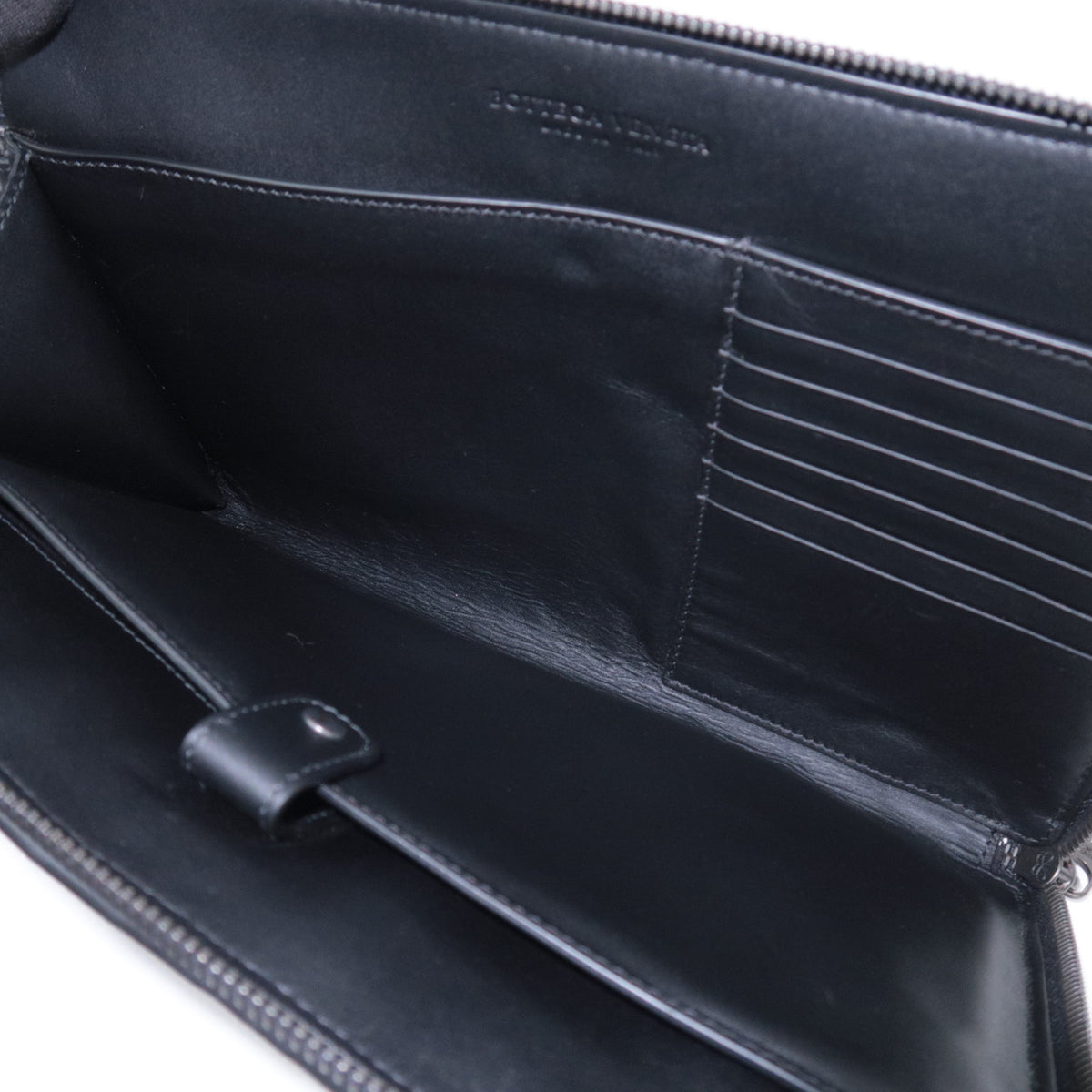 BOTTEGA VENETA Intrecciato Leather Clutch Bag