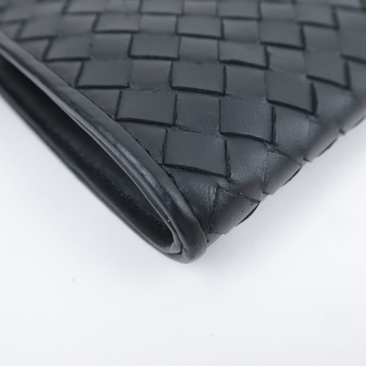 BOTTEGA VENETA Intrecciato Leather Clutch Bag