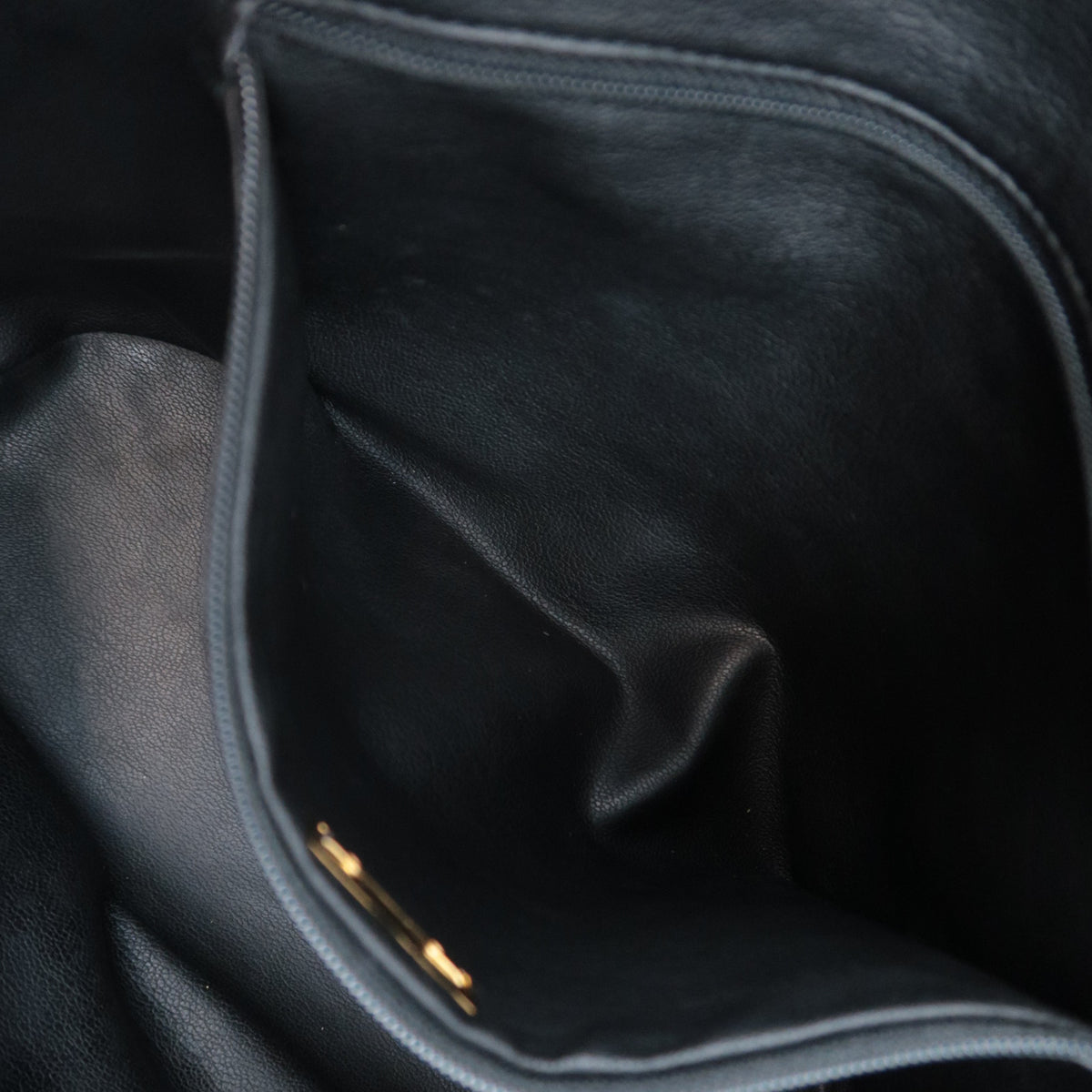 Christian Dior Oval Logo Leather Shoulder Bag
