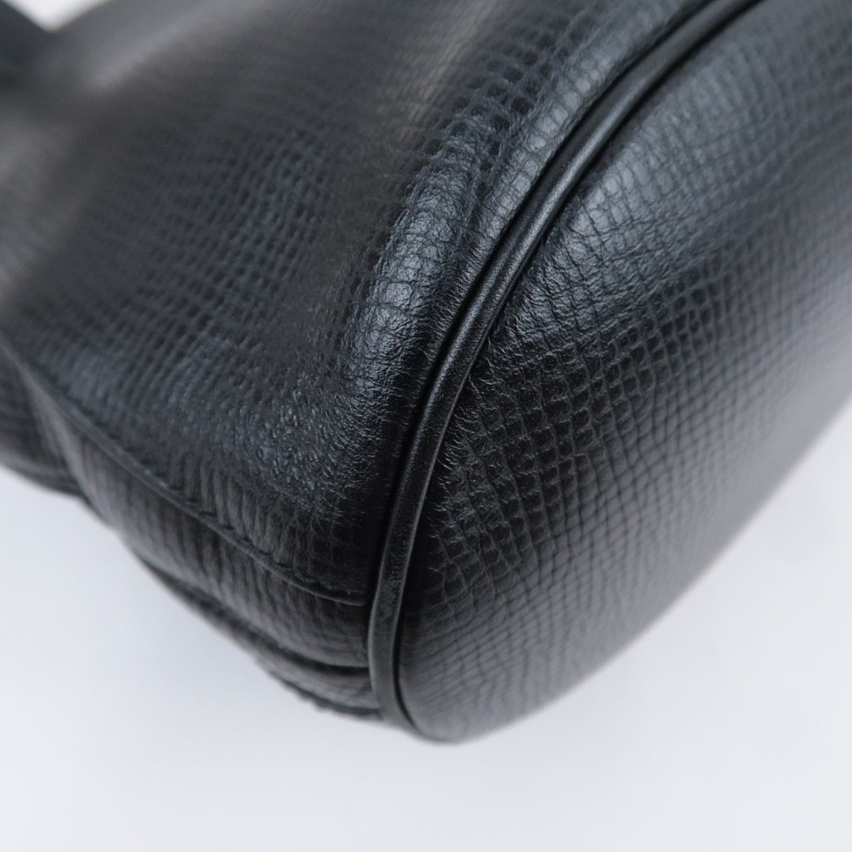 Christian Dior Oval Logo Leather Shoulder Bag