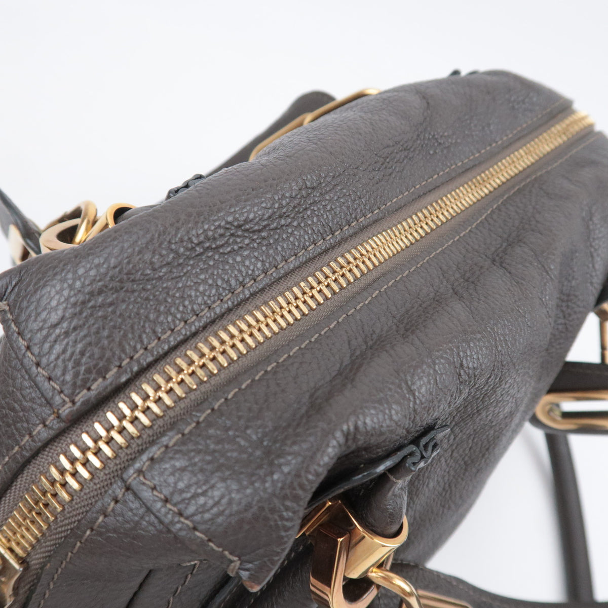 Chloe Paraty 2Way Leather Handbag Shoulder Bag