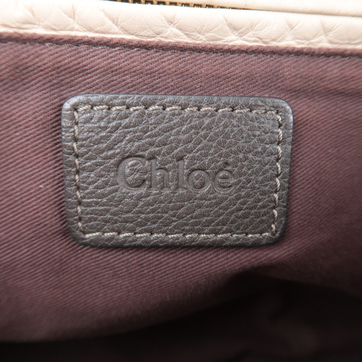 Chloe Paraty 2Way Leather Handbag Shoulder Bag