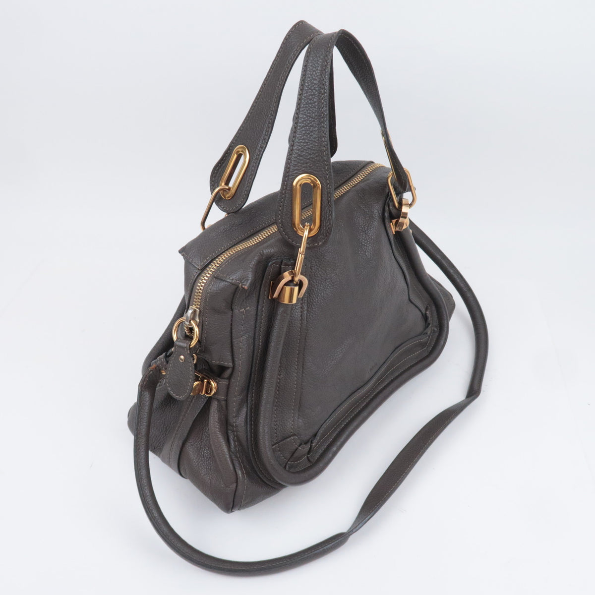 Chloe Paraty 2Way Leather Handbag Shoulder Bag