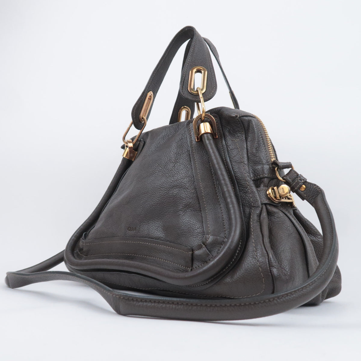 Chloe Paraty 2Way Leather Handbag Shoulder Bag