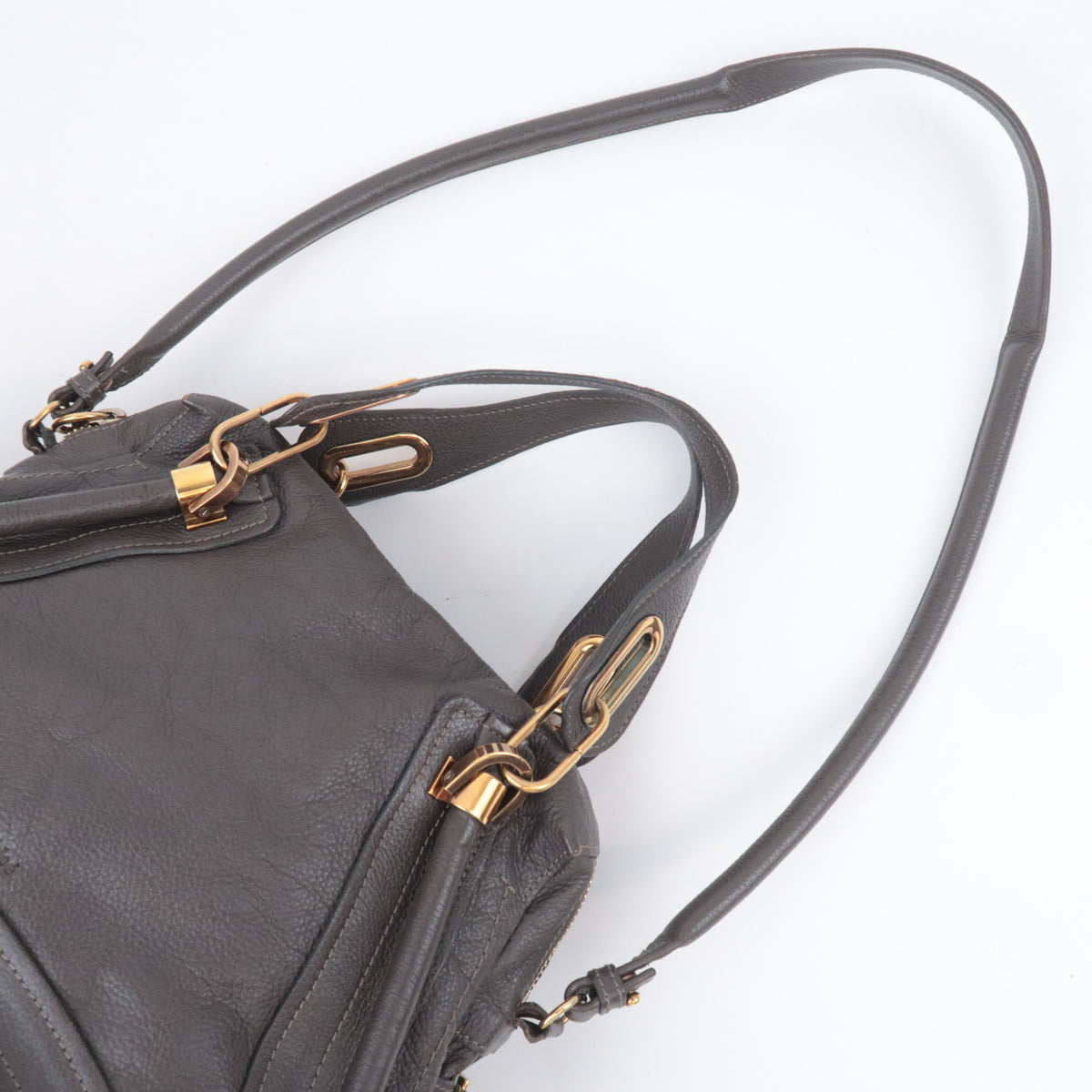 Chloe Paraty 2Way Leather Handbag Shoulder Bag