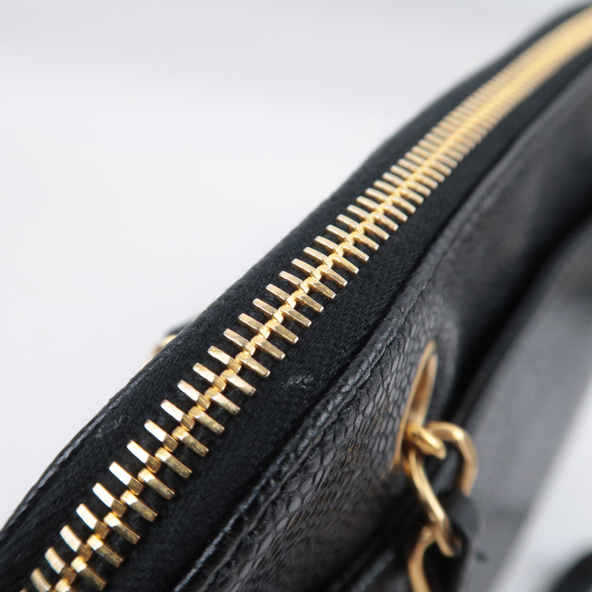 CHANEL Triple Coco Chain Tote Bag Caviarskin Black