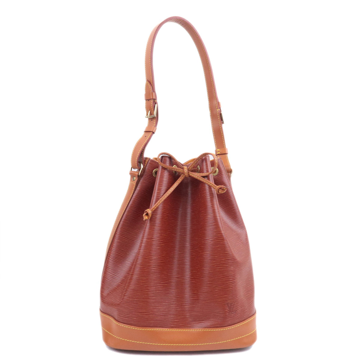Louis Vuitton Epi Noe Two Tone Bag Kenya Brown / Zipang Gold M4402893463