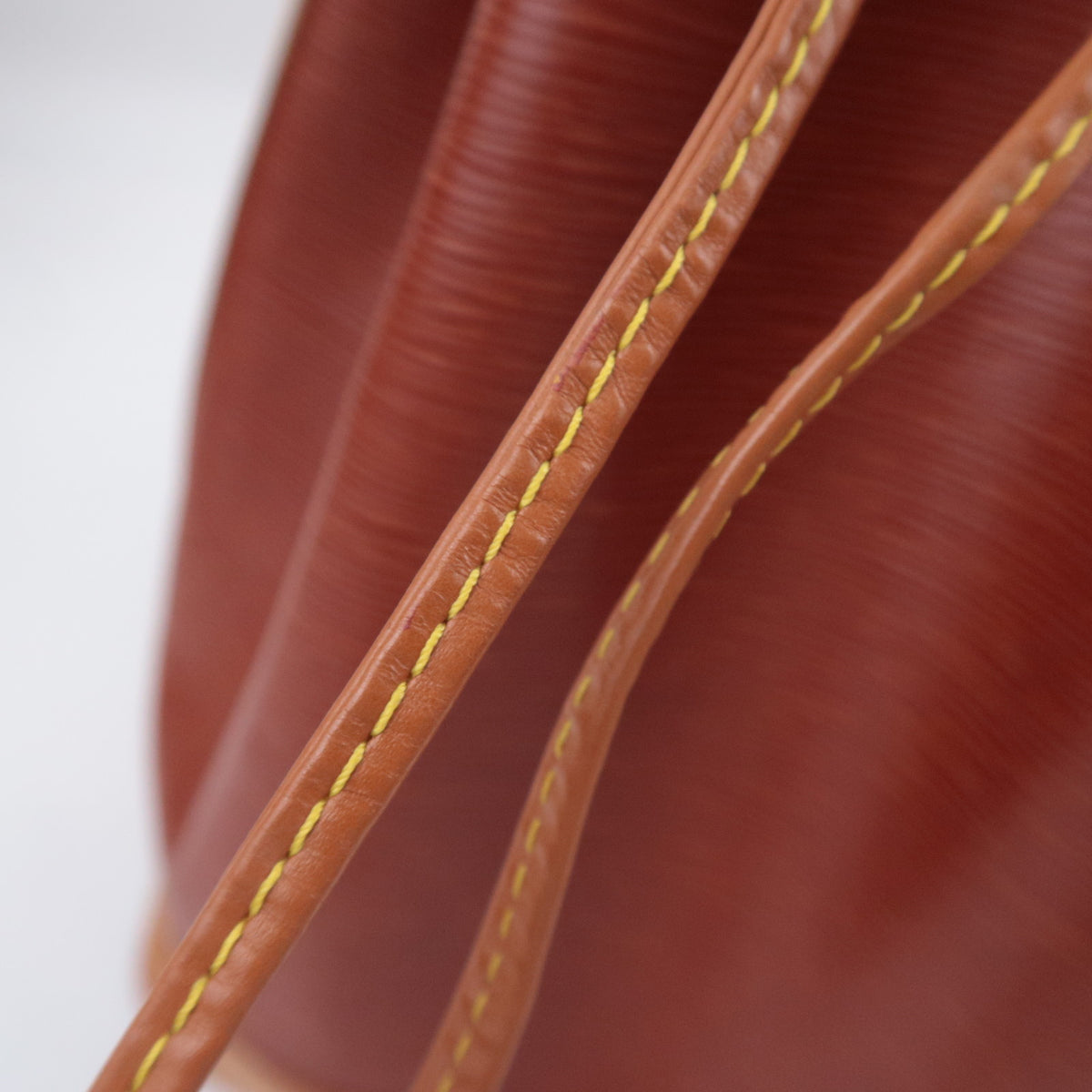 Louis Vuitton Epi Noe Two Tone Bag Kenya Brown / Zipang Gold M44028