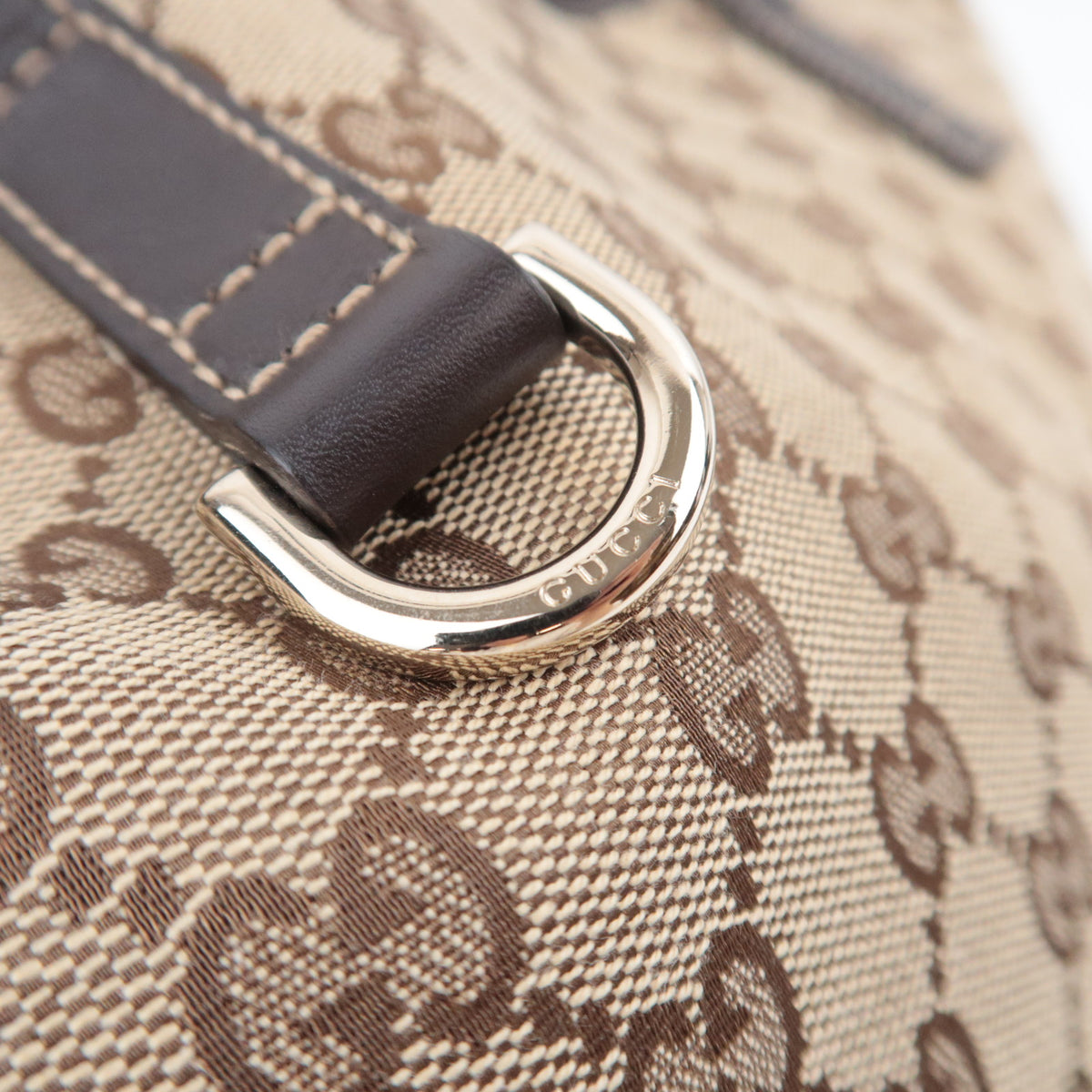 GUCCI New Britt GG Canvas Tote Bag Beige 169946