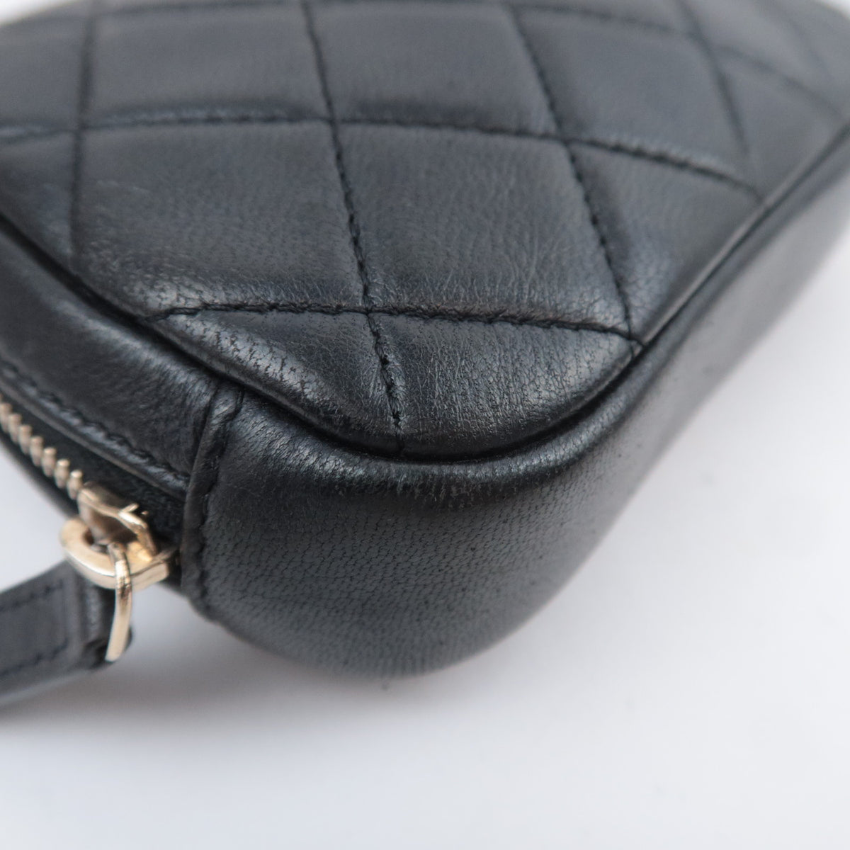 CHANEL Matelasse Mini Cosmetic Pouch Lambskin