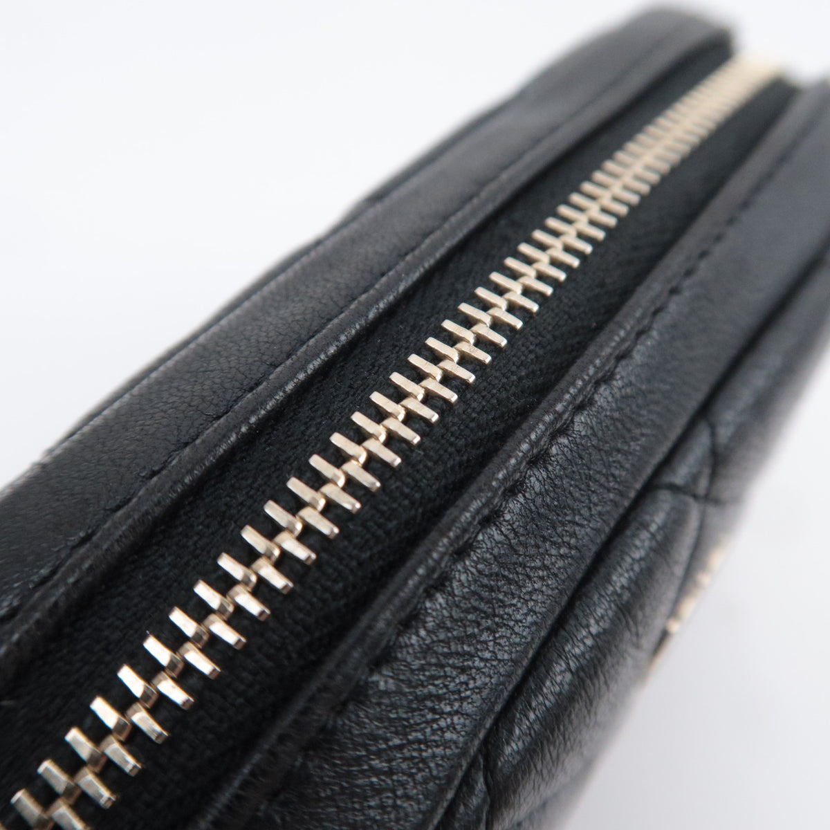 CHANEL Matelasse Mini Cosmetic Pouch Lambskin