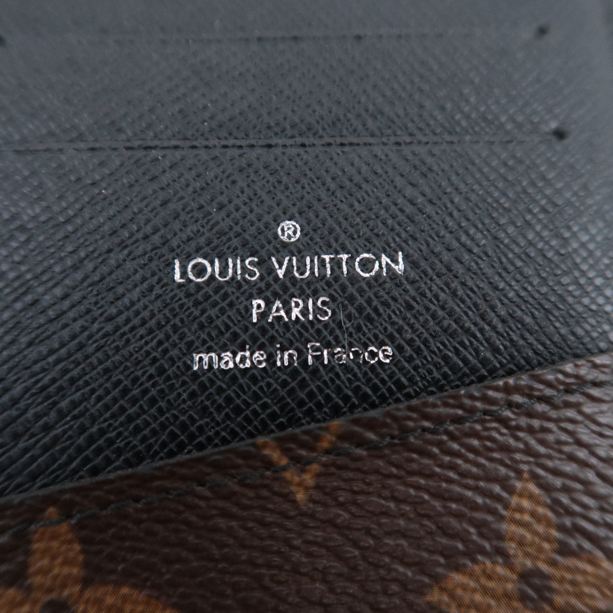 Louis Vuitton Monogram Macassar Portefeuille Brazza M69410