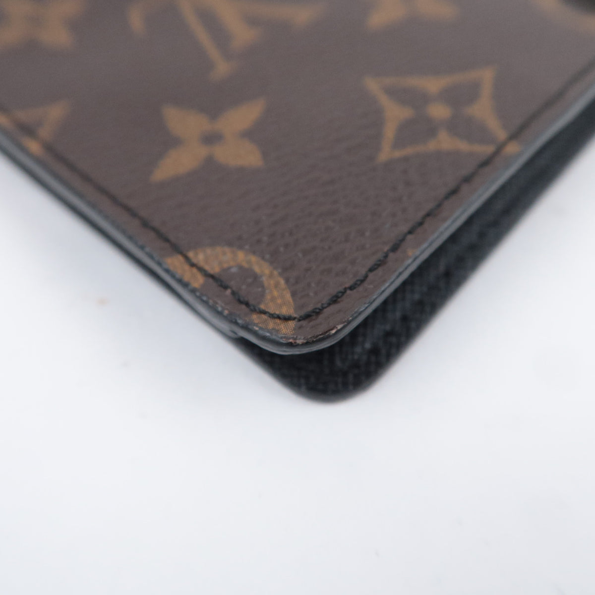 Louis Vuitton Monogram Macassar Portefeuille Brazza M69410