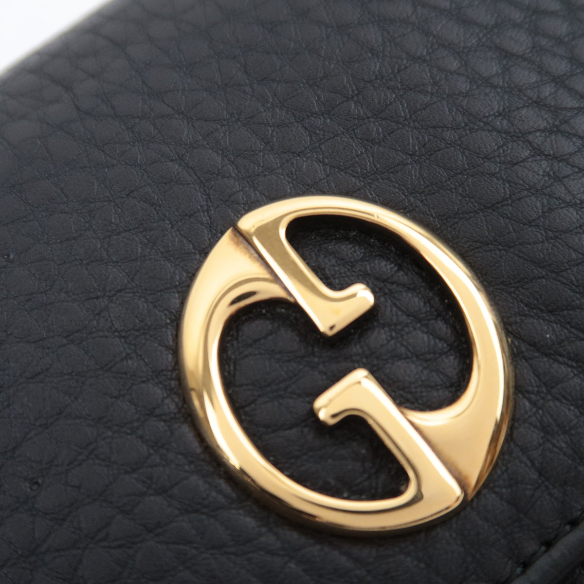 GUCCI Double G Leather Bi-Fold Long Wallet 245739
