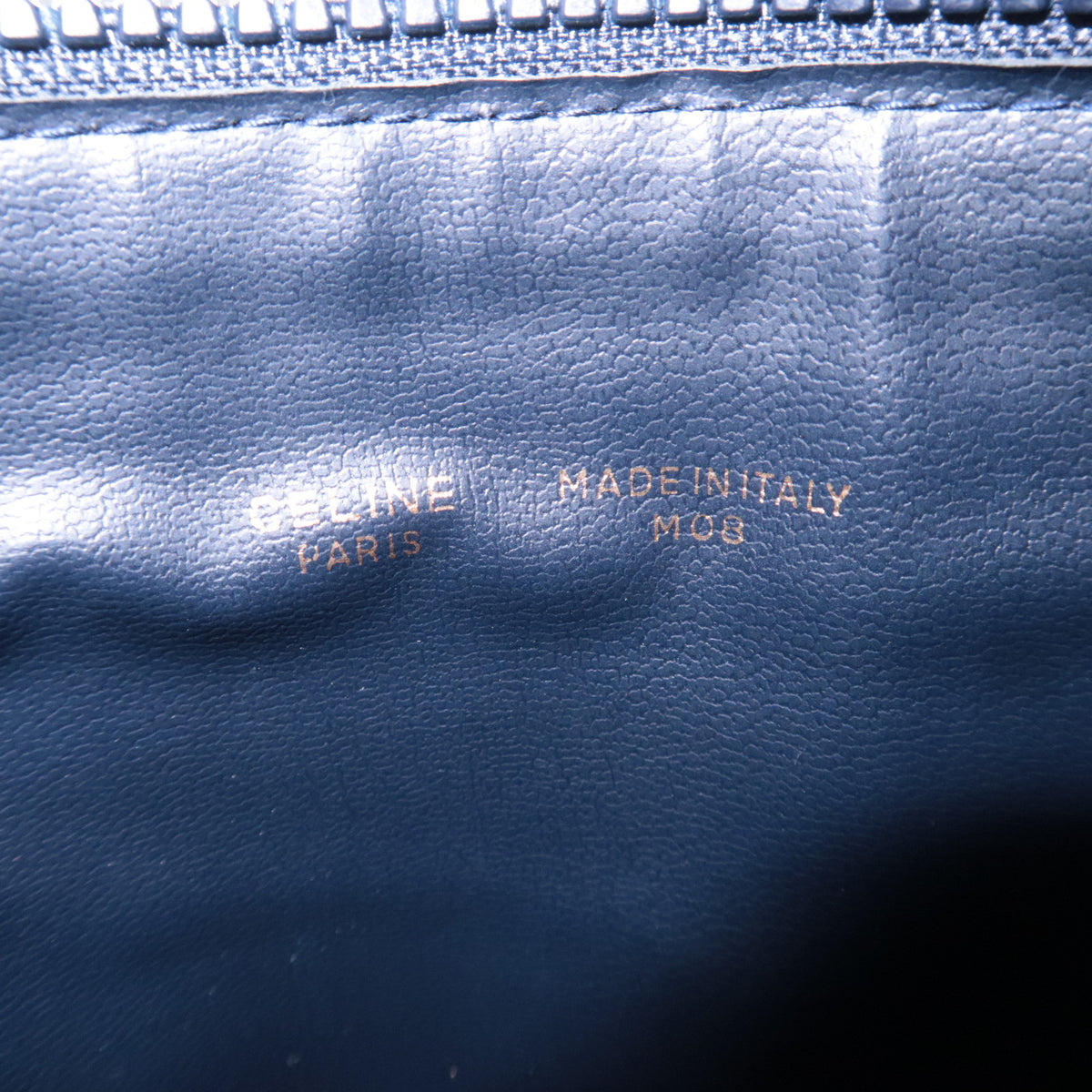 CELINE C Macadam Horse Carriage Clutch Bag