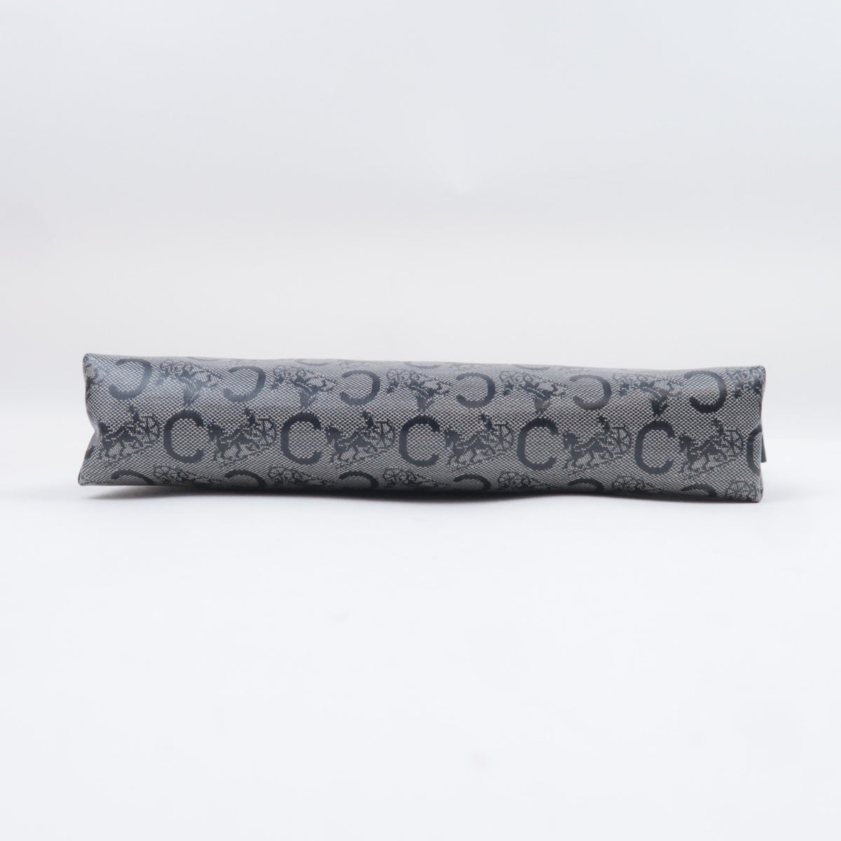 CELINE C Macadam Horse Carriage Clutch Bag