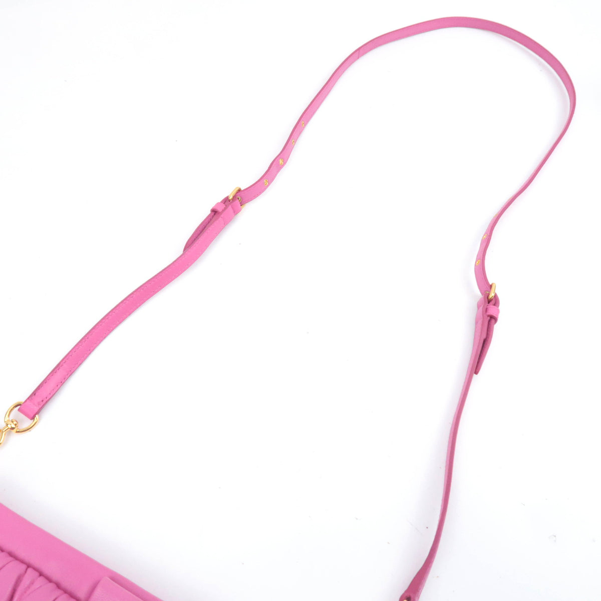MIU MIU Matelasse 2Way Flat Shoulder Bag Clutch Bag RP0356