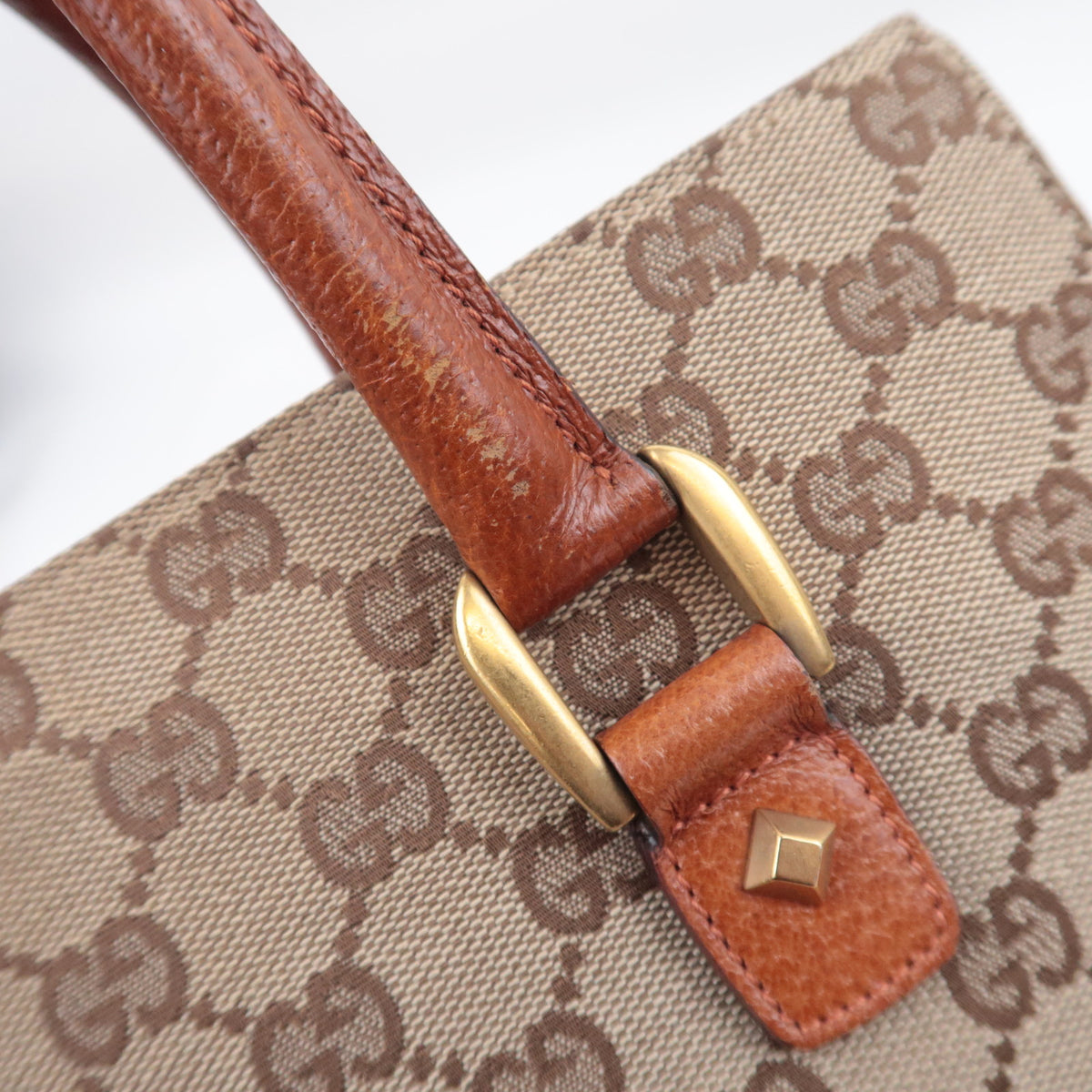 GUCCI GG Canvas Handbag 120895