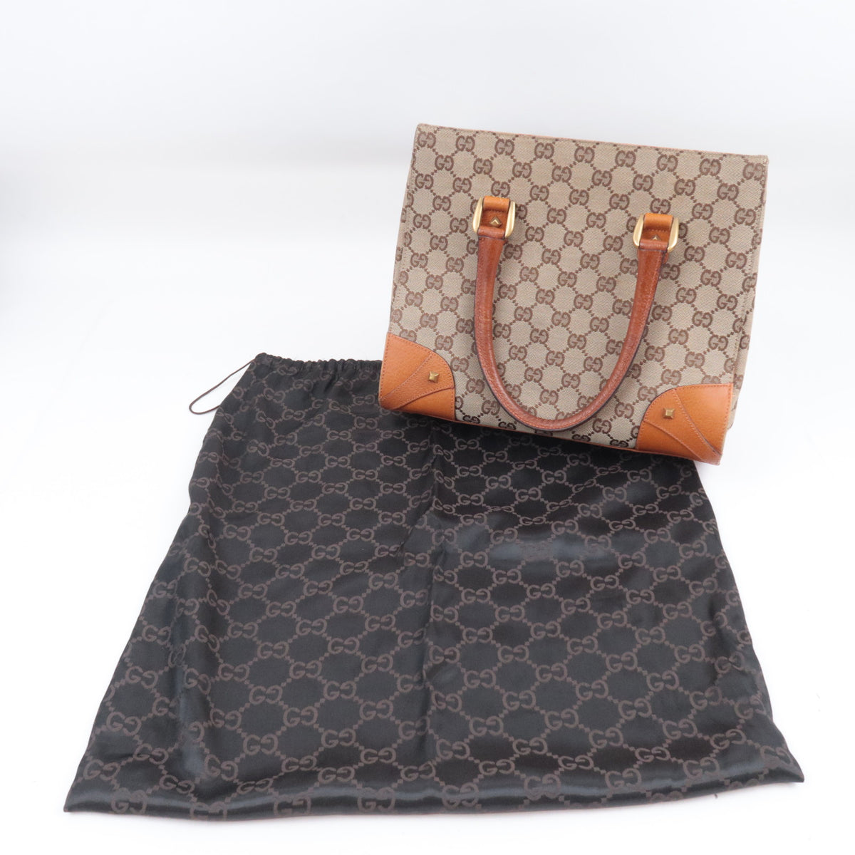 GUCCI GG Canvas Handbag 120895