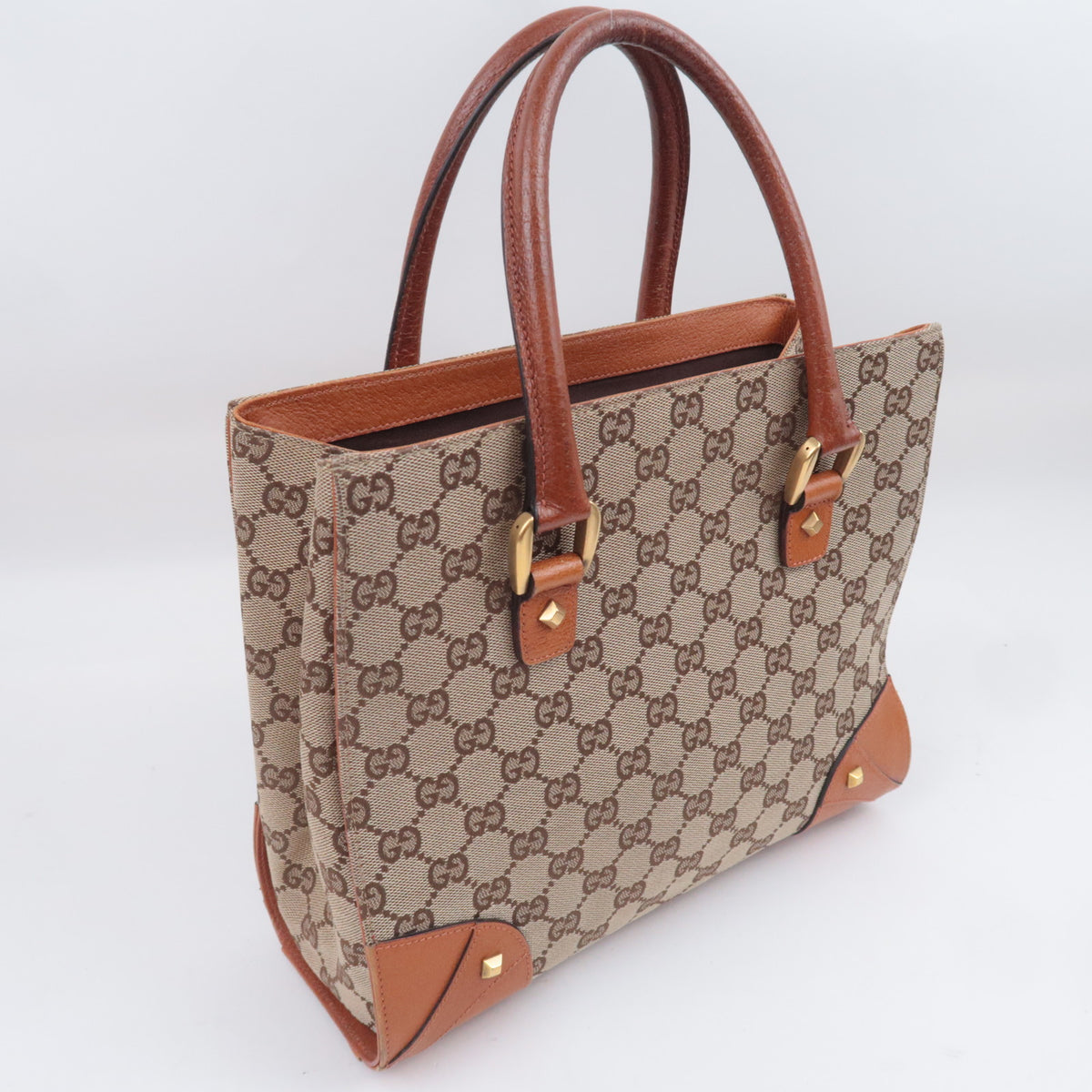 GUCCI GG Canvas Handbag 120895