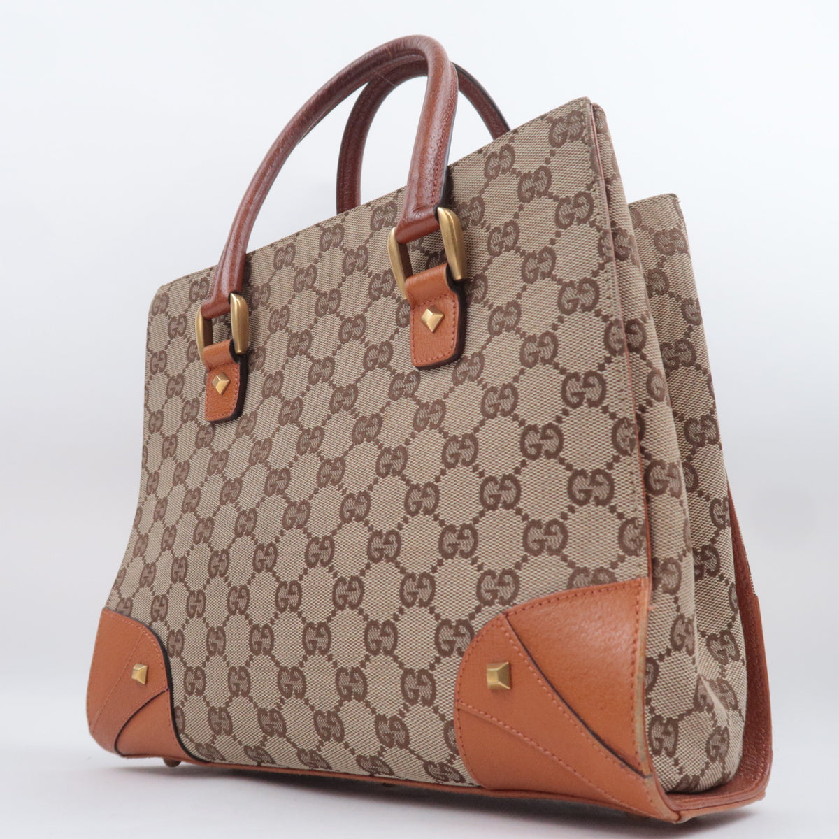 GUCCI GG Canvas Handbag 120895
