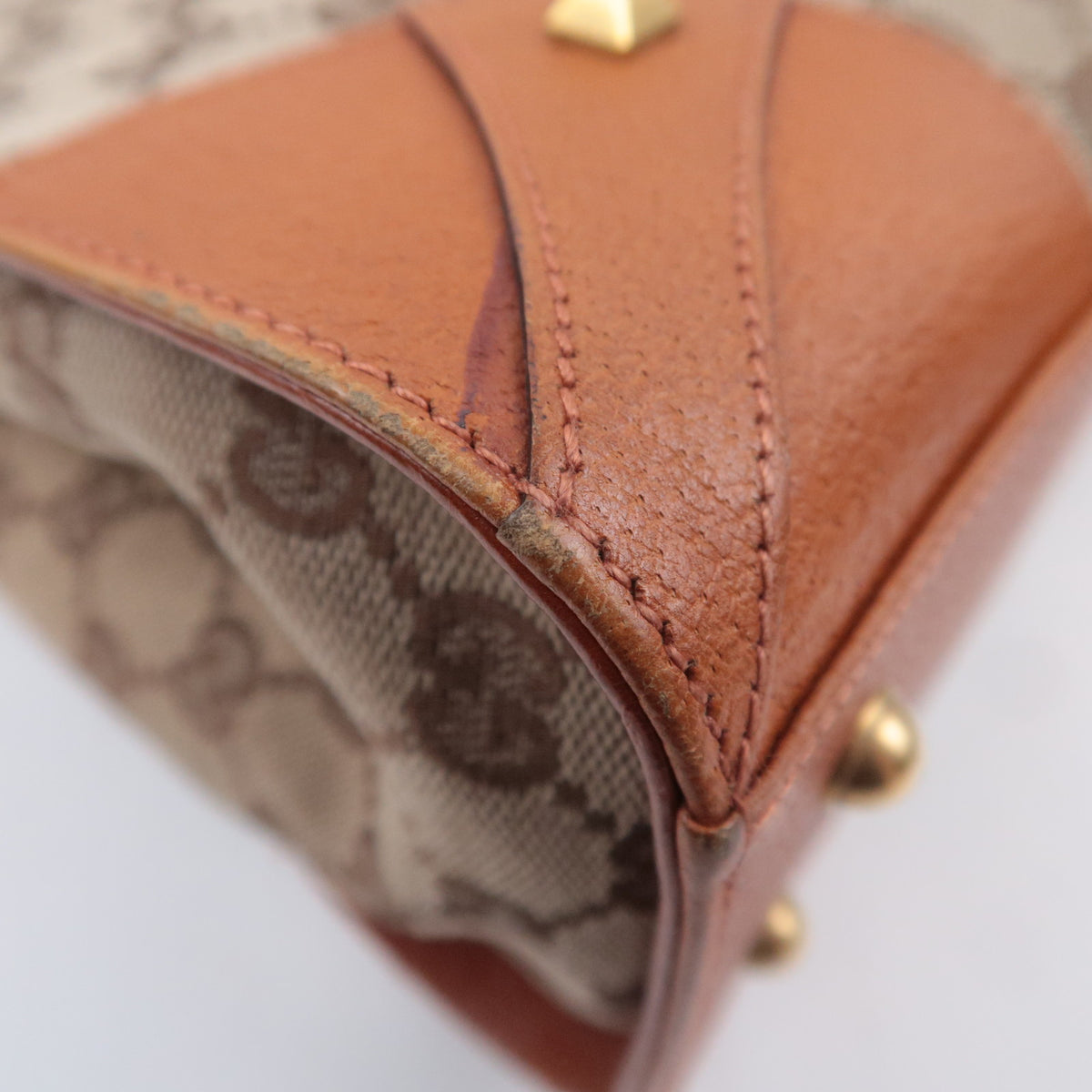 GUCCI GG Canvas Handbag 120895
