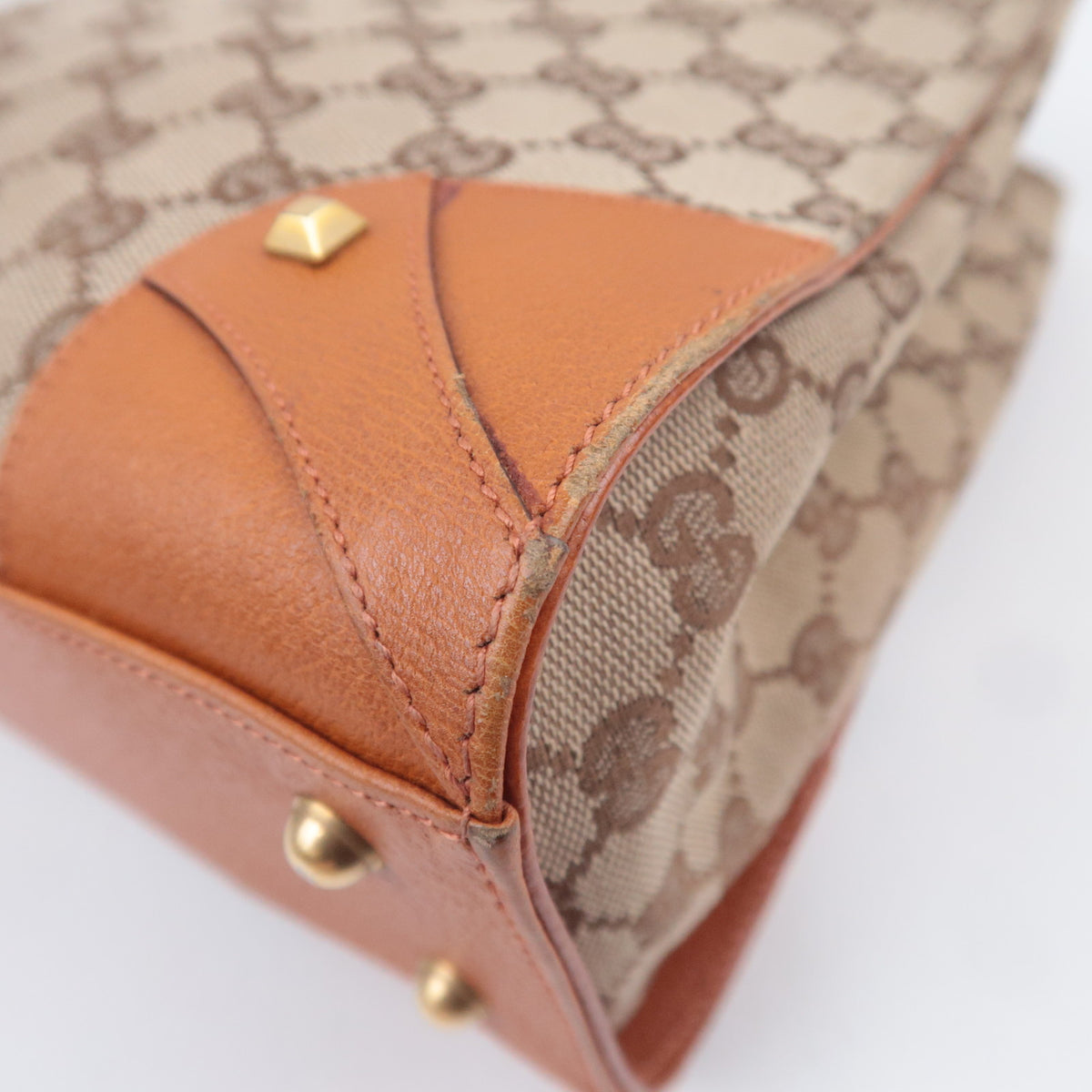 GUCCI GG Canvas Handbag 120895