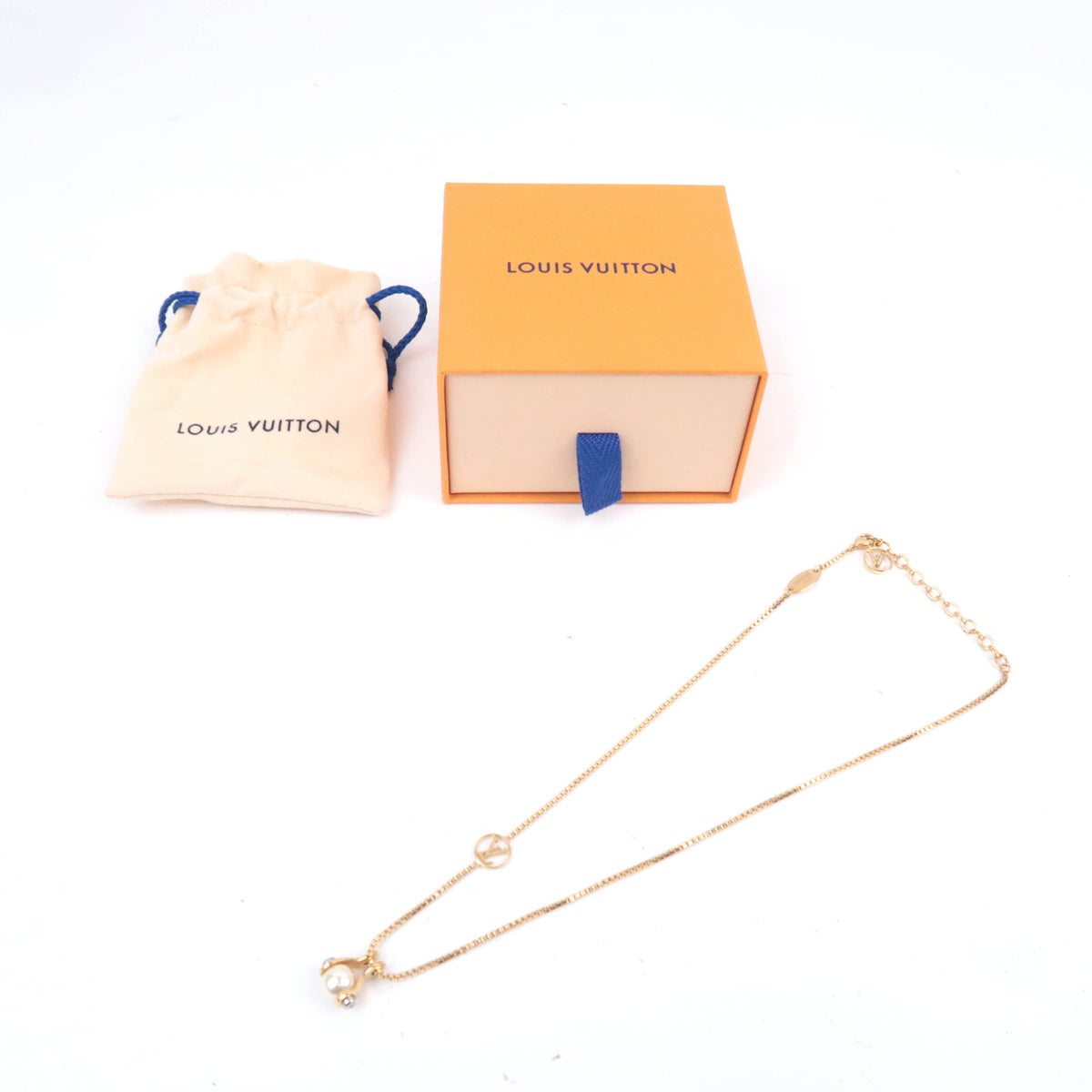 Louis Vuitton LV Speedy Pearl Necklace M68064