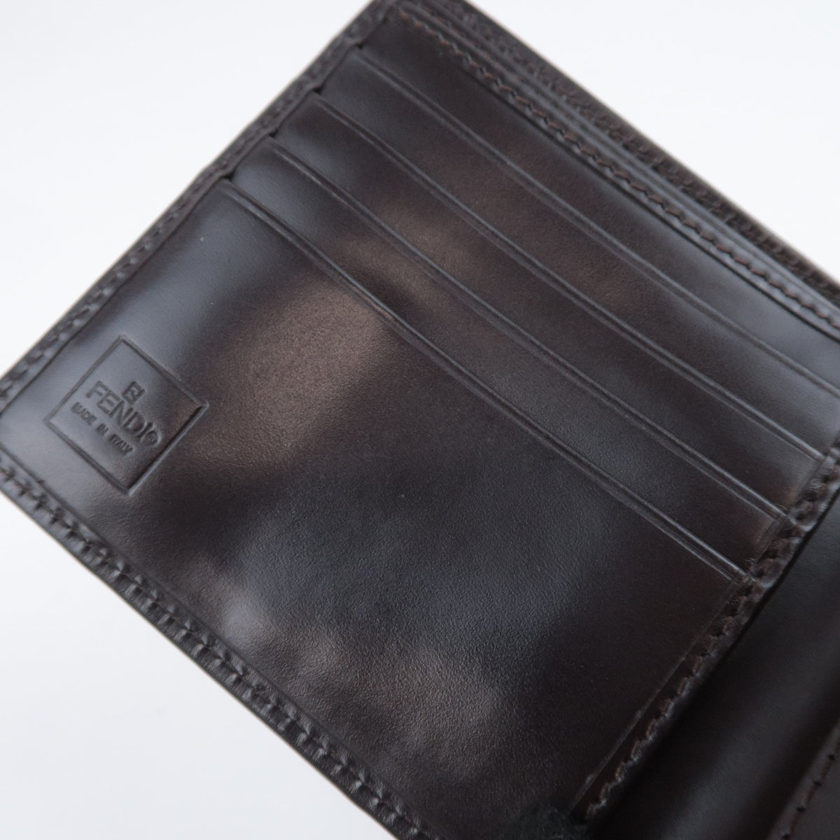 FENDI Zucca Canvas Bi-Fold Wallet 15814