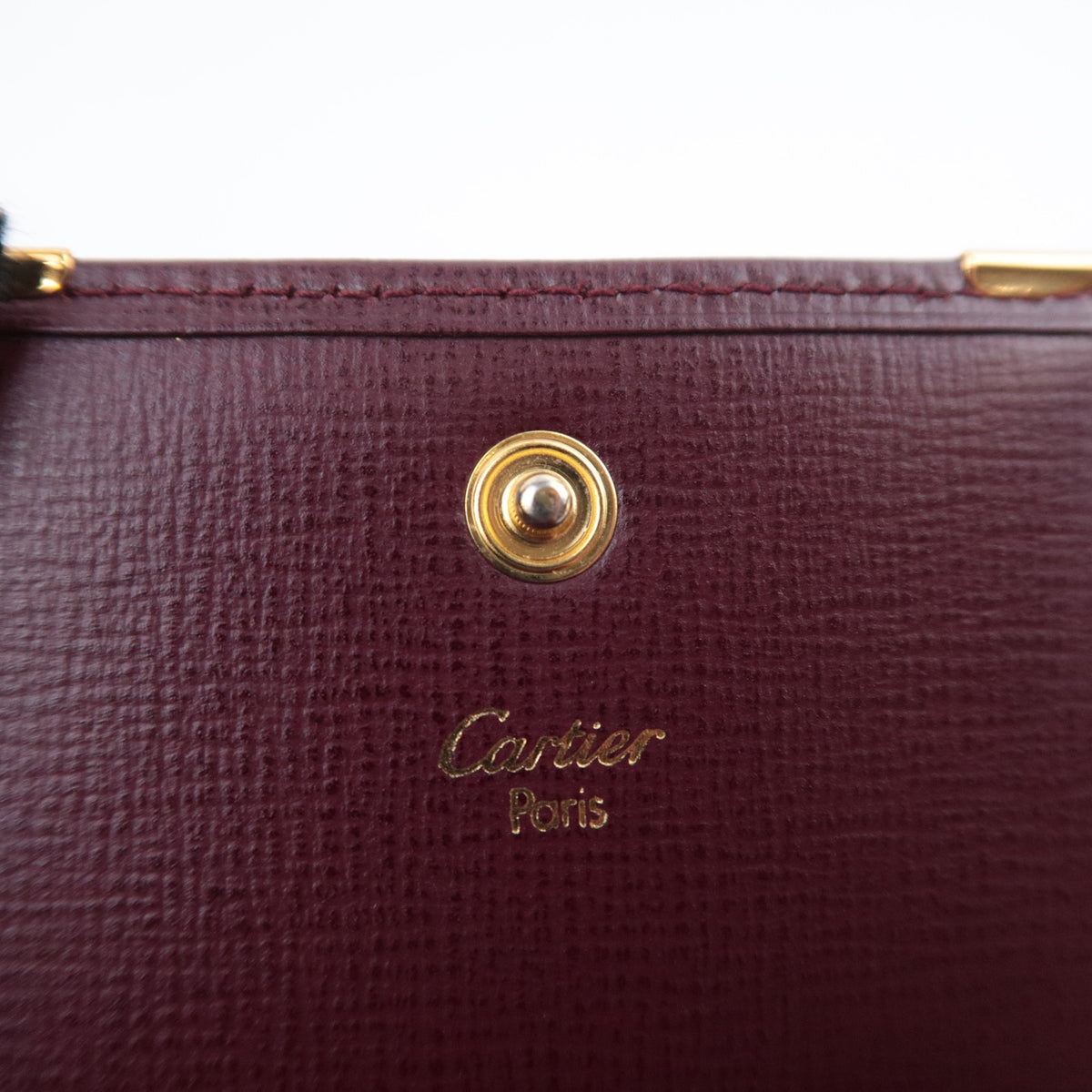 Cartier Must Line Leather Small Coin Case