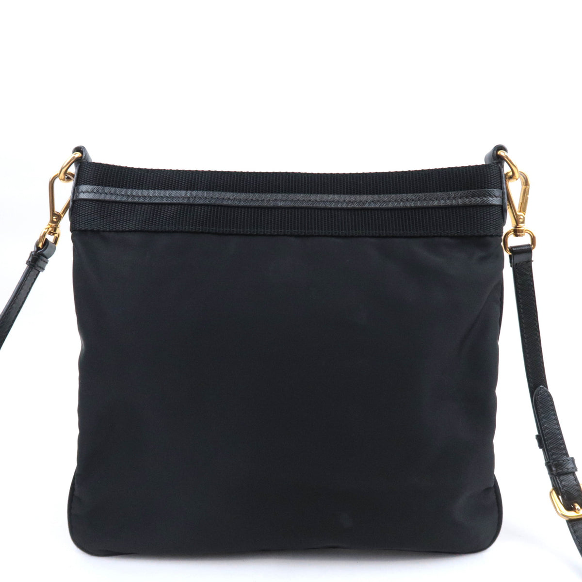 PRADA Front Logo Nylon Shoulder Bag BT0702