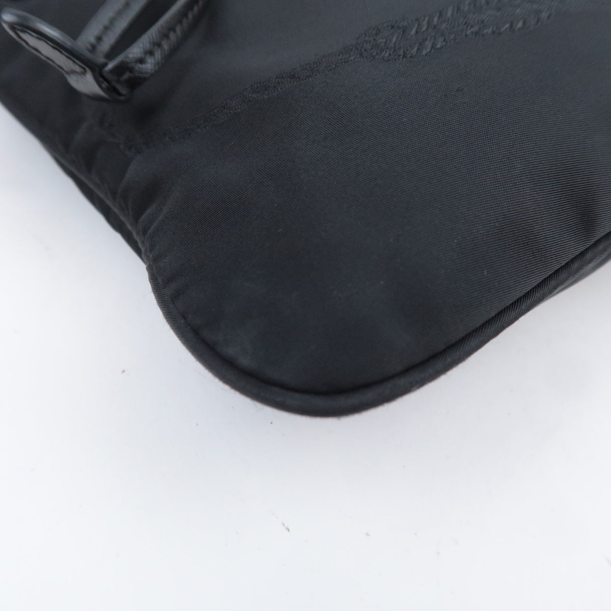 PRADA Front Logo Nylon Shoulder Bag BT0702