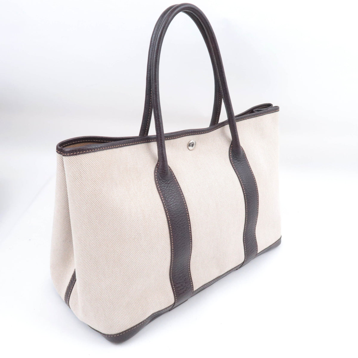 HERMES Garden Party PM Tote Bag "□H" Stamp (2004)