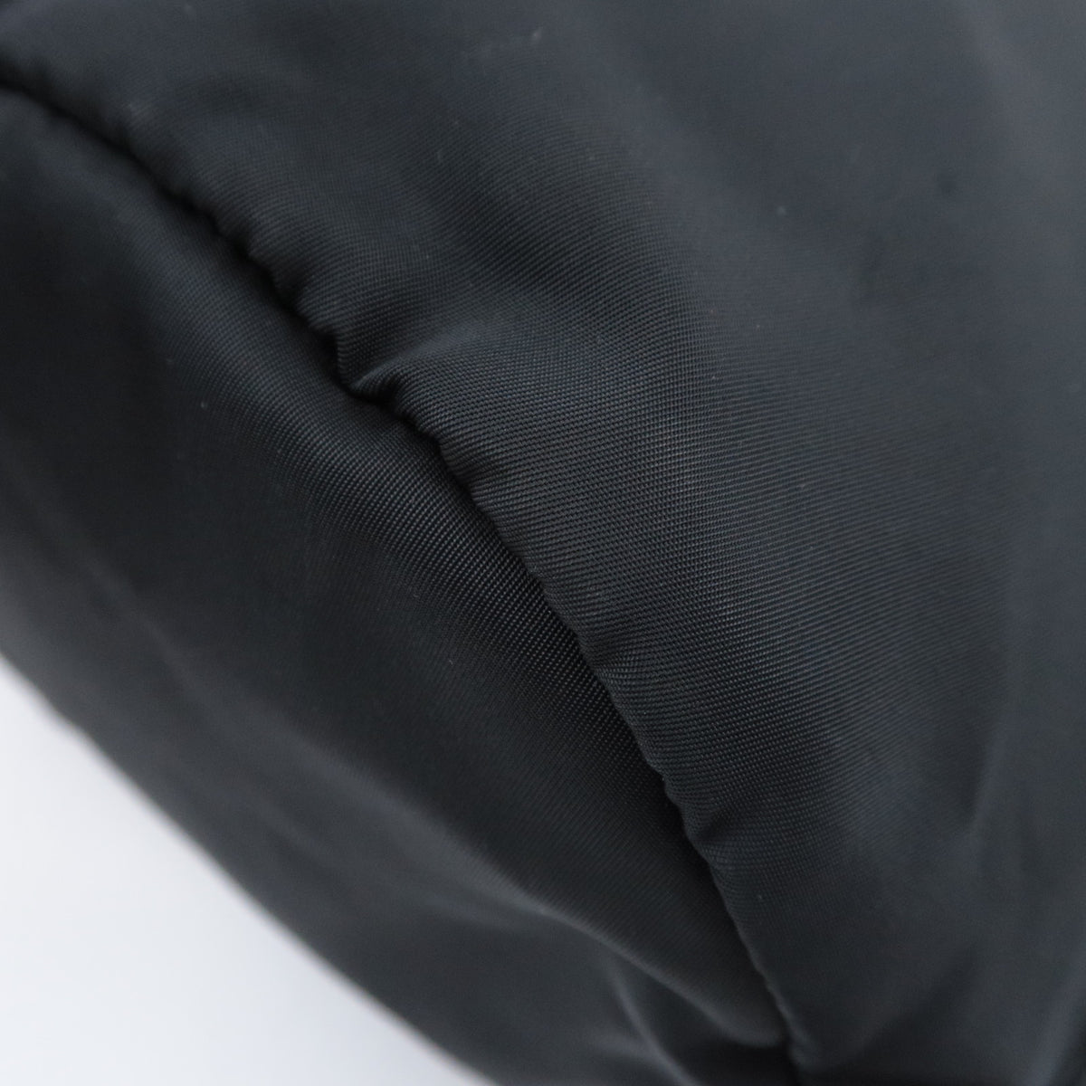 PRADA Nylon Leather Drawstring Backpack