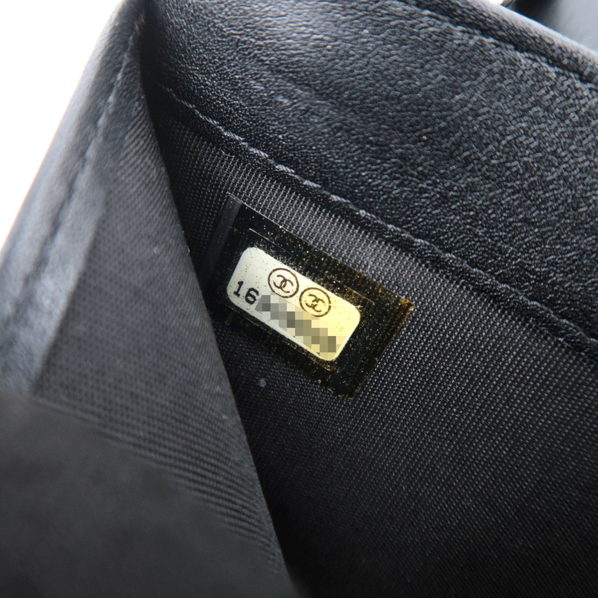 CHANEL Coco Mark Bi-Fold Long Wallet Caviarskin