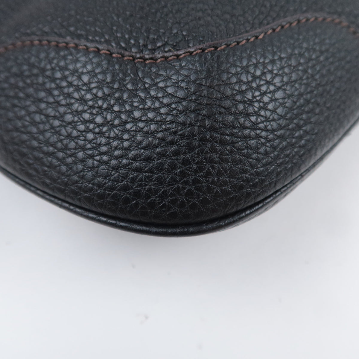 PRADA Leather Hobo Shoulder Bag