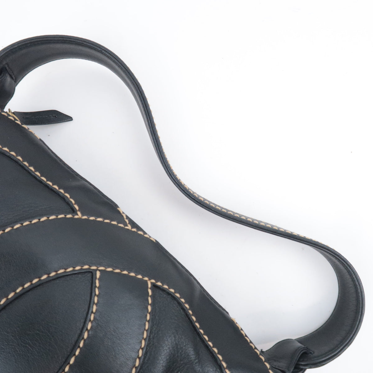 CHANEL Big Coco Mark Stitch Shoulder Bag