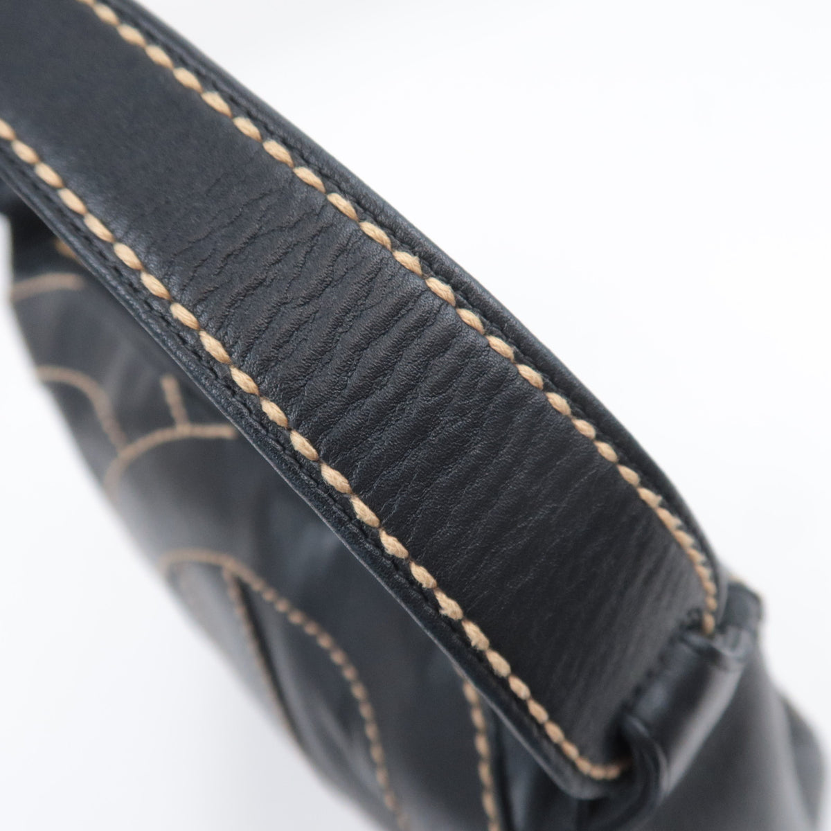 CHANEL Big Coco Mark Stitch Shoulder Bag