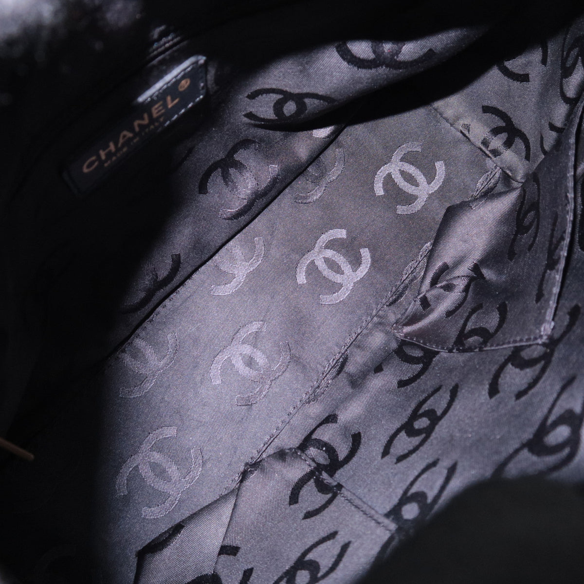 CHANEL Big Coco Mark Stitch Shoulder Bag