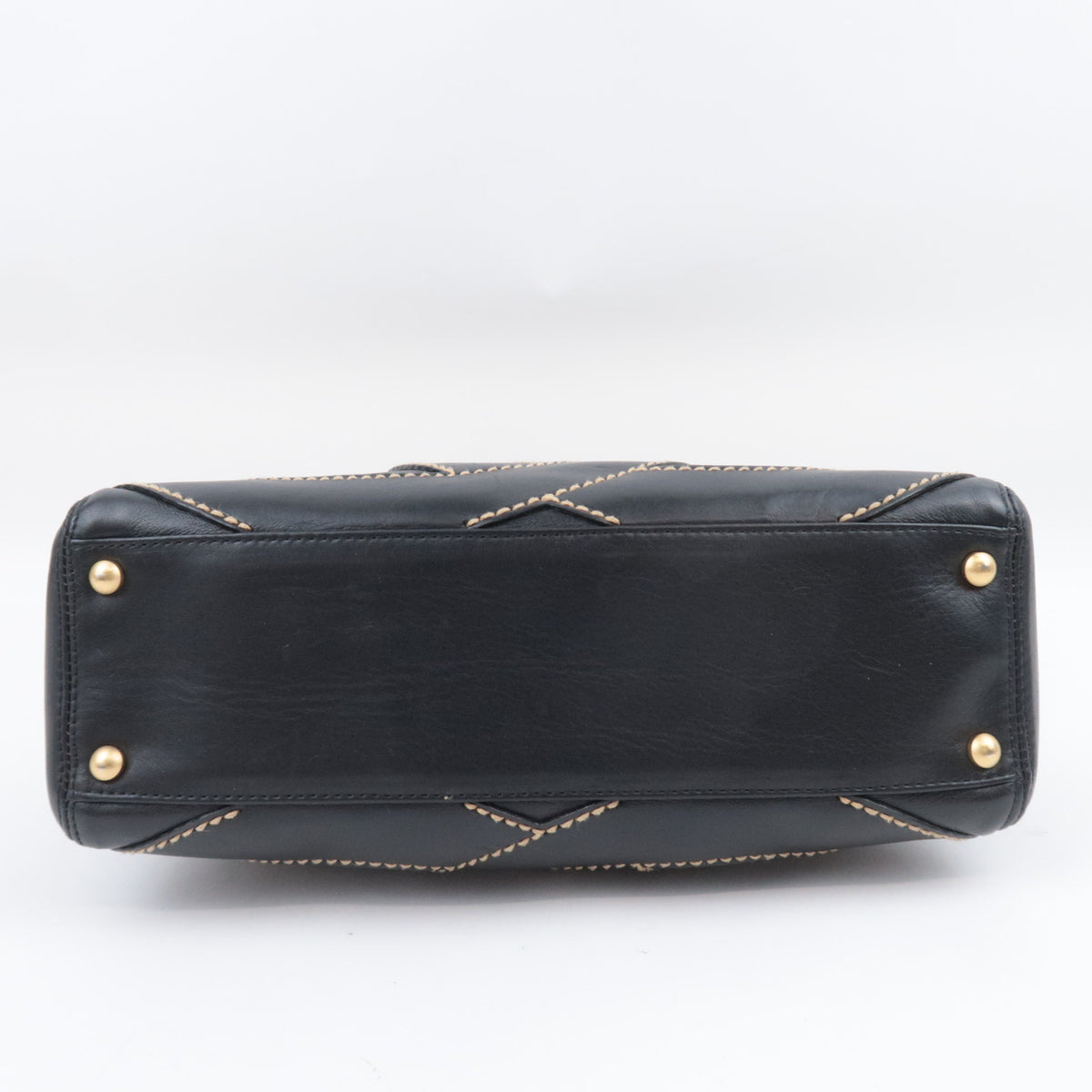 CHANEL Big Coco Mark Stitch Shoulder Bag