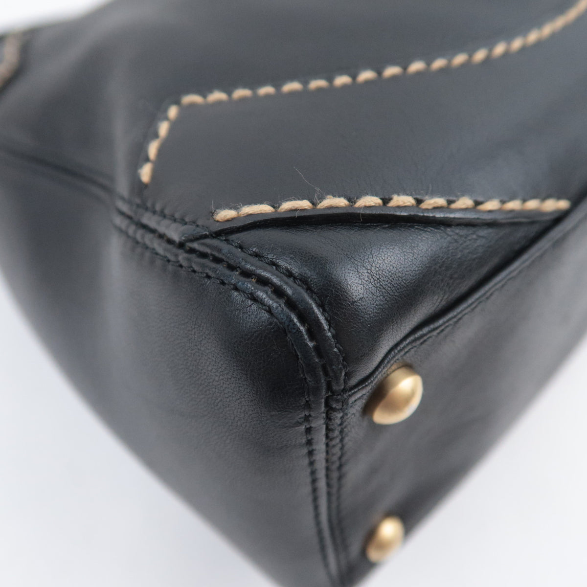 CHANEL Big Coco Mark Stitch Shoulder Bag