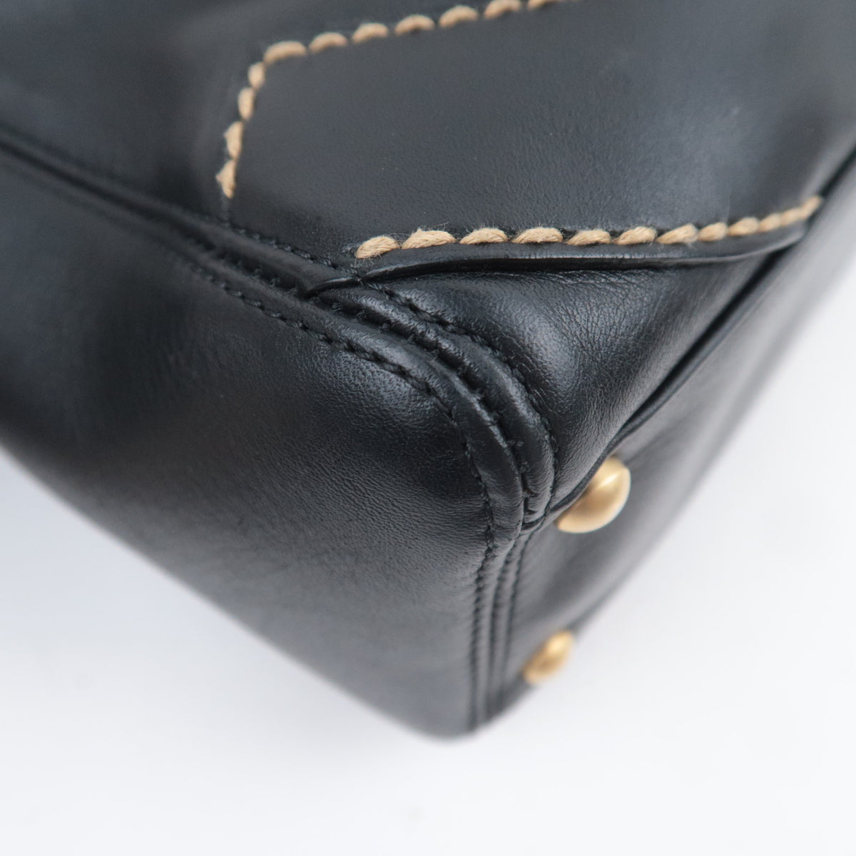 CHANEL Big Coco Mark Stitch Shoulder Bag