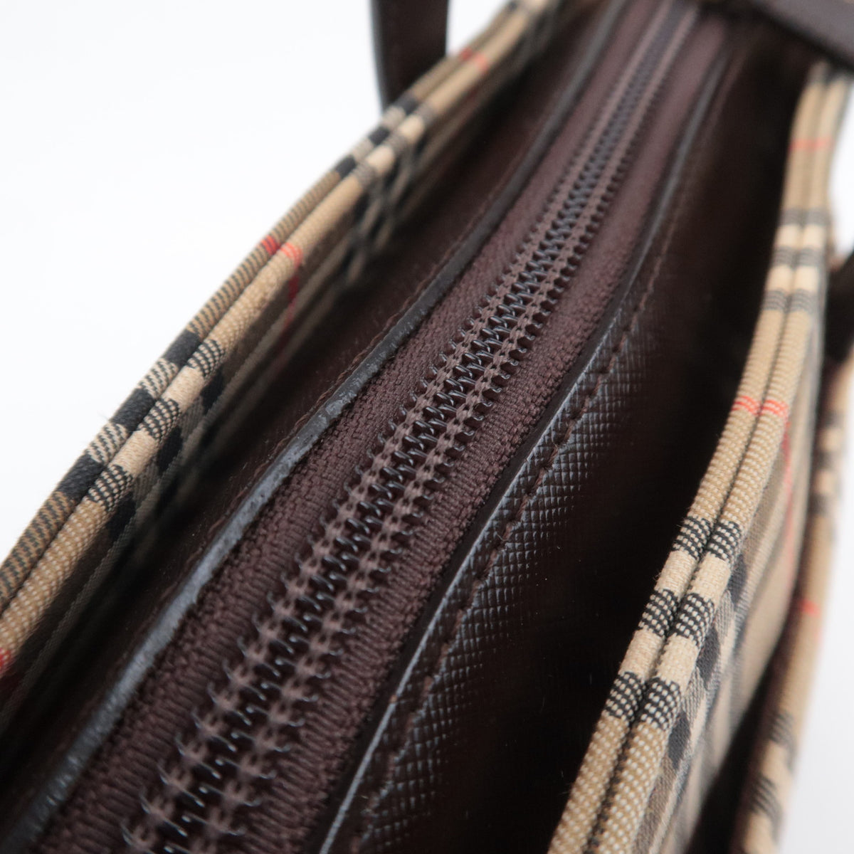 BURBERRY Haymarket Nova Plaid Small Handbag