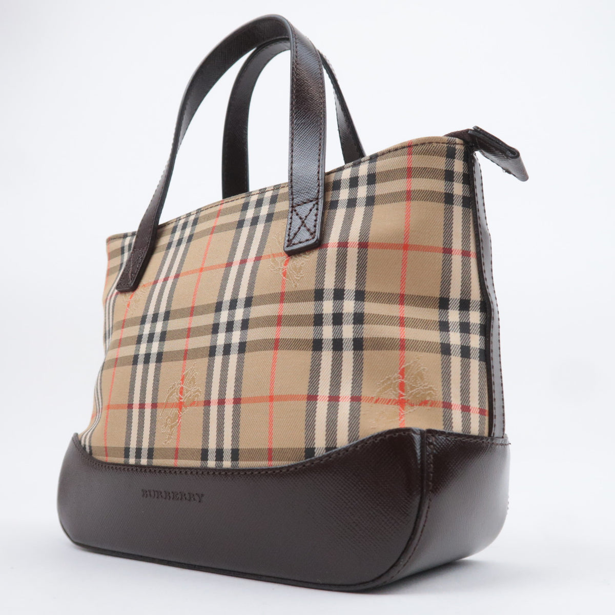 BURBERRY Haymarket Nova Plaid Small Handbag
