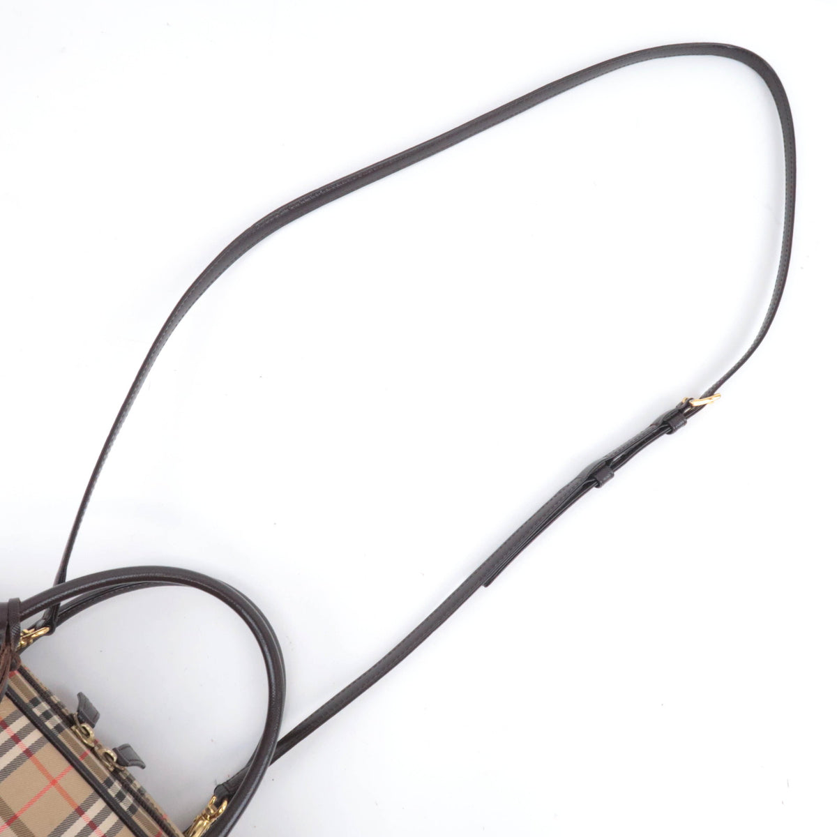 BURBERRY Haymarket Nova Plaid 2Way Small Handbag