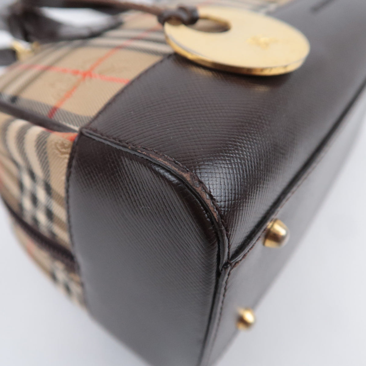 BURBERRY Haymarket Nova Plaid 2Way Small Handbag