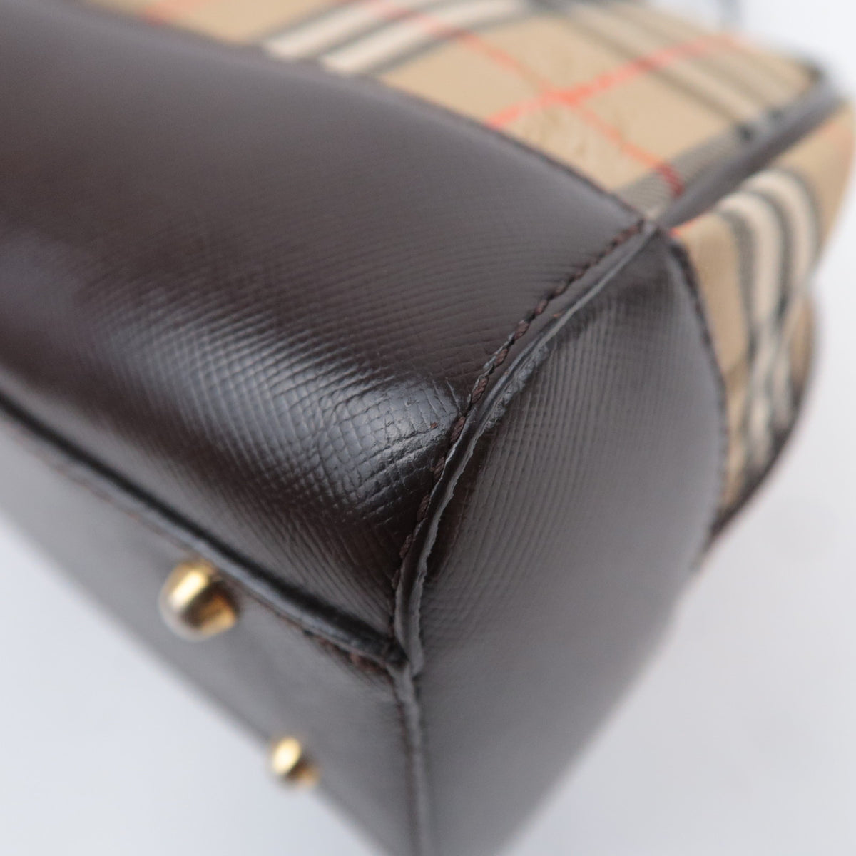 BURBERRY Haymarket Nova Plaid 2Way Small Handbag