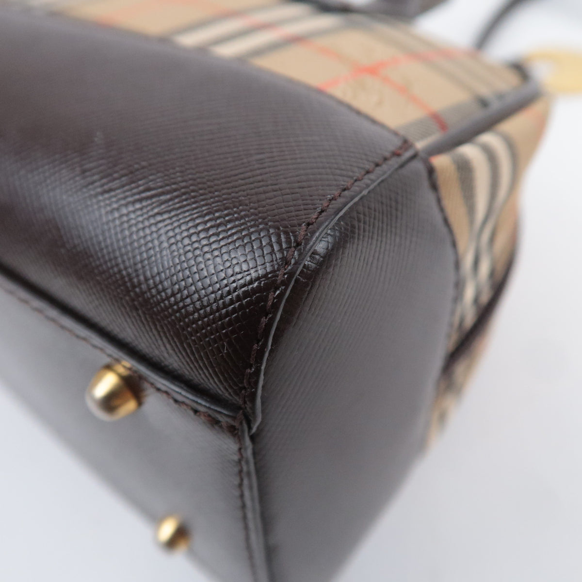 BURBERRY Haymarket Nova Plaid 2Way Small Handbag